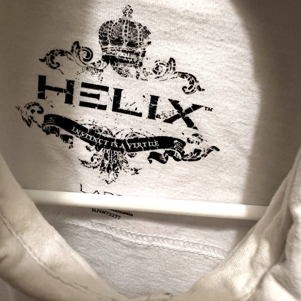 Helix White Graphic T-Shirt
